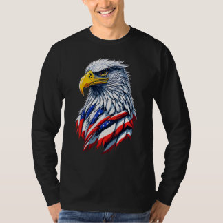 4th Of July Bald Eagle American US Flag Country 4t T-Shirt