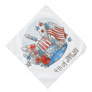 4th of July Bandana