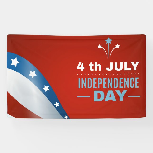 4th of July  Banner (Horizontal)