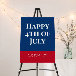 4th of July Banner Foam Board