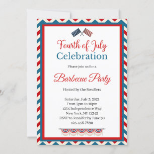 4th of July Barbecue Invitation