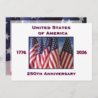 4th of July Barbeque, USA 250th Anniversary, Flags