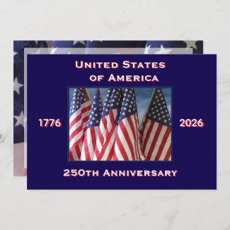4th of July Barbeque, USA 250th Anniversary, Flags