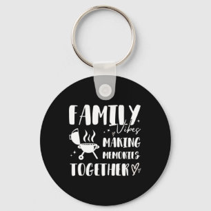4th Of July Bbq Family Matching Reunion Making Mem Keychain
