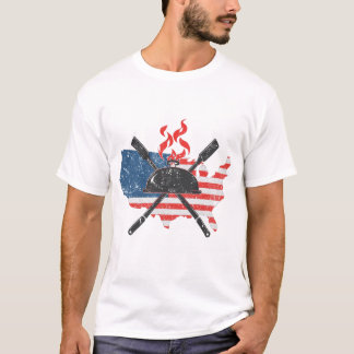 4th of July BBQ Grill Master T-Shirt