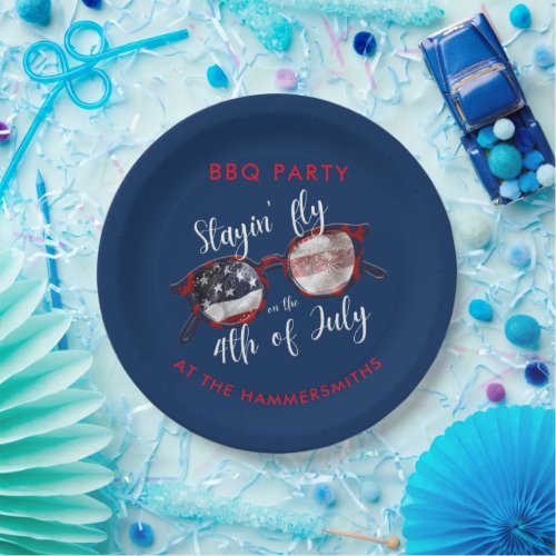 4th of July BBQ Party Paper Plates