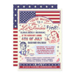 4th of July BBQ Party | Retro Freedom Fling Humor Invitation 4th of July BBQ Party | Retro Freedom Fling Humor Invitation