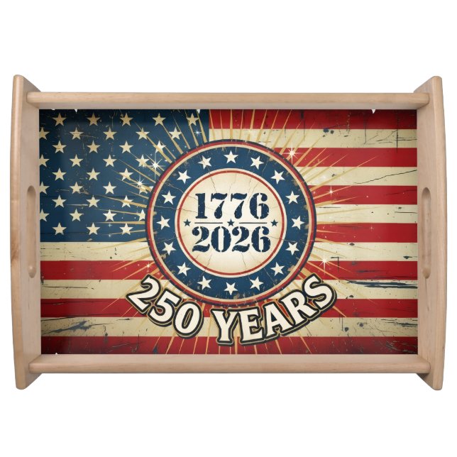 4th of July BBQ Serving Tray (Front)