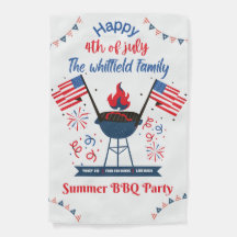 4th of July bbq stars and stripes fireworks Garden