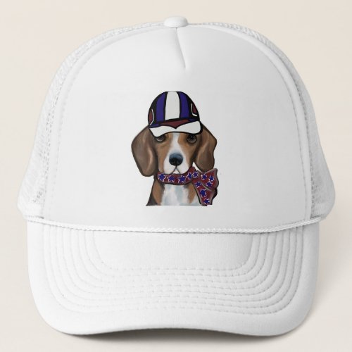 4th of July Beagle Trucker Hat