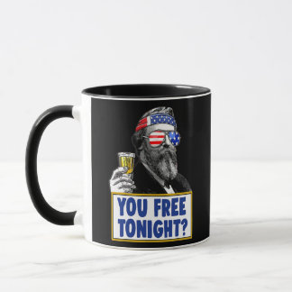 4th Of July Beer USA Flag Women Men Patriotic Mug