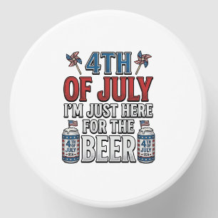 4th of July Beer Vintage Patriotic Shirt Design_1 Mini Candle Favors