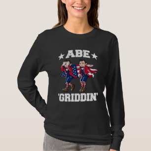 4th of July Benjamin Franklin Griddy Ben Griddin   T-Shirt