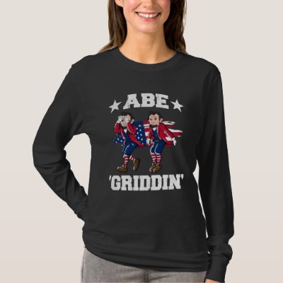 4th of July Benjamin Franklin Griddy Ben Griddin   T-Shirt