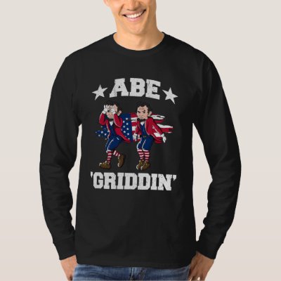 4th of July Benjamin Franklin Griddy Ben Griddin   T-Shirt