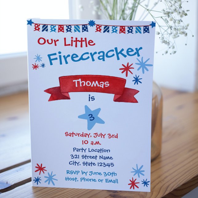 4th of July Birthday Invitation (Creator Uploaded)