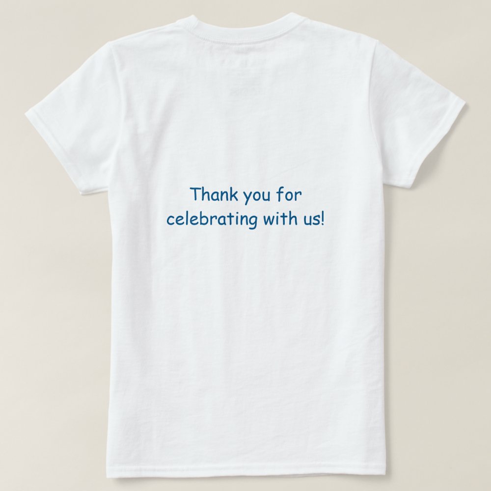 4th of July Birthday Parent's Mom Personalized T-Shirt