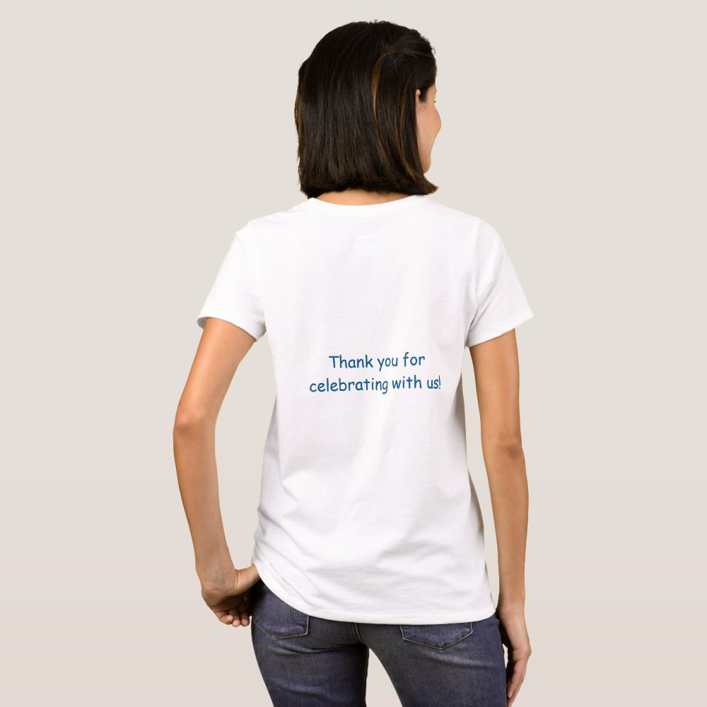 4th of July Birthday Parent's Mom Personalized T-Shirt