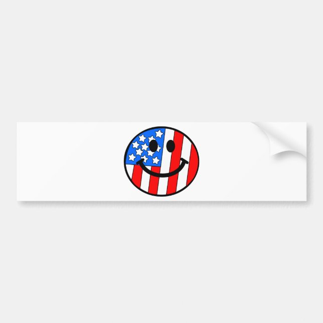4th of July Bumper Sticker (Front)