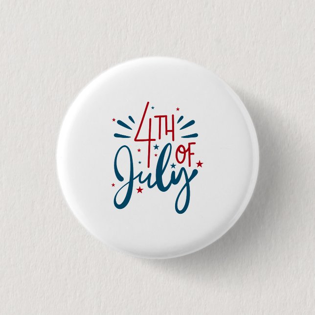 4th of July Button (Front)