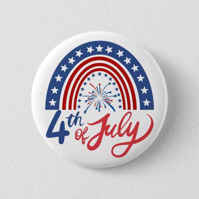 4th of July Button (Front)