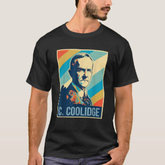 4th Of July Calvin Coolidge President Retro Patrio T-Shirt