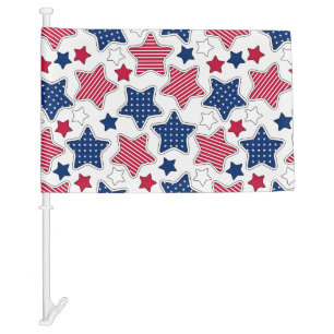4th Of July Car Flag