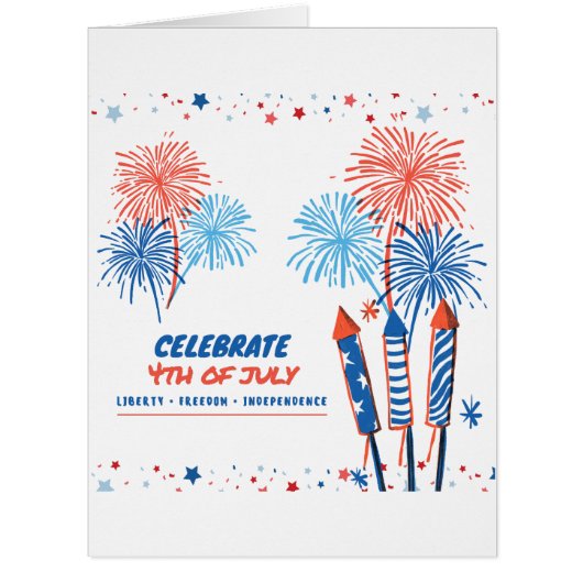 4th of july  cards (Front)