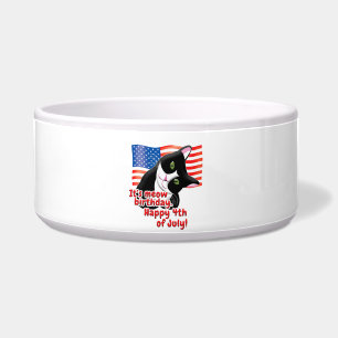 4th of July Cat Bowl