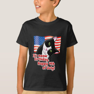 4th of July Cat T-Shirt