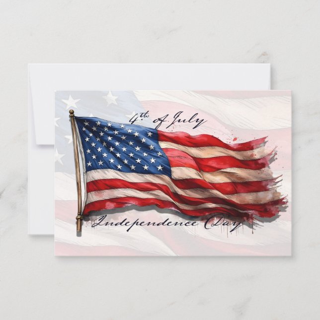 4th of July – Celebrate with US Flag (Front)