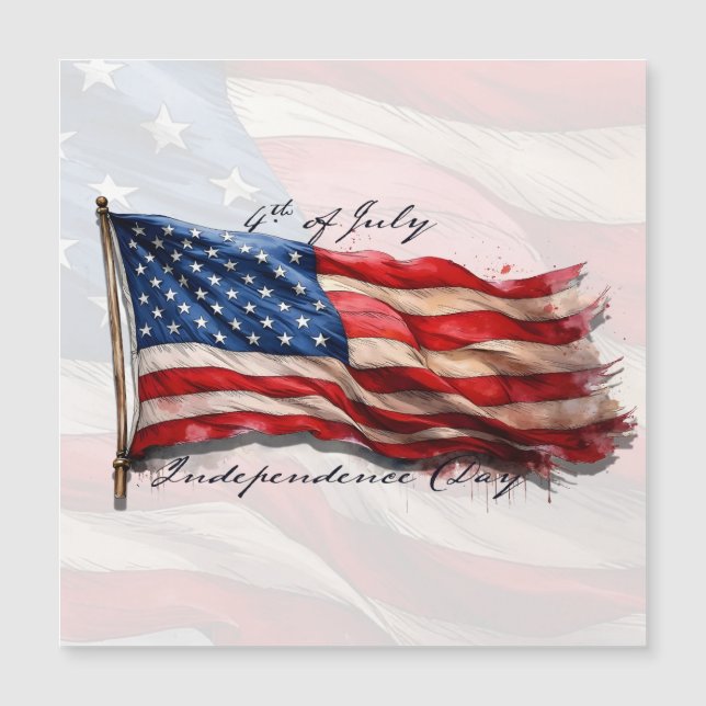 4th of July – Celebrate with US Flag (Front)