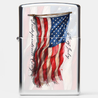 4th of July – Celebrate with US Flag Zippo Lighter