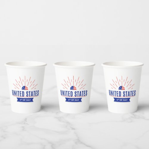 4th of July Celebration Paper Cups