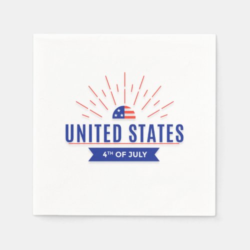 4th of July Celebration Paper Napkins