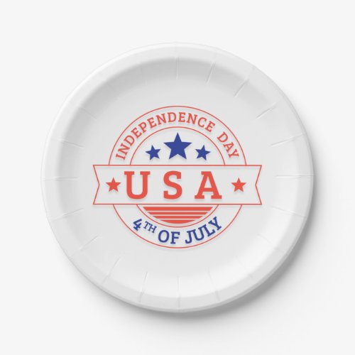 4th of July Celebration Paper Plates