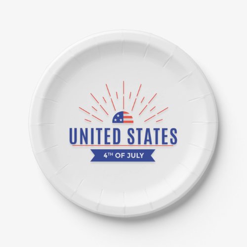 4th of July Celebration Paper Plates