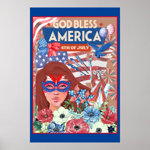 4th of July Celebration Poster