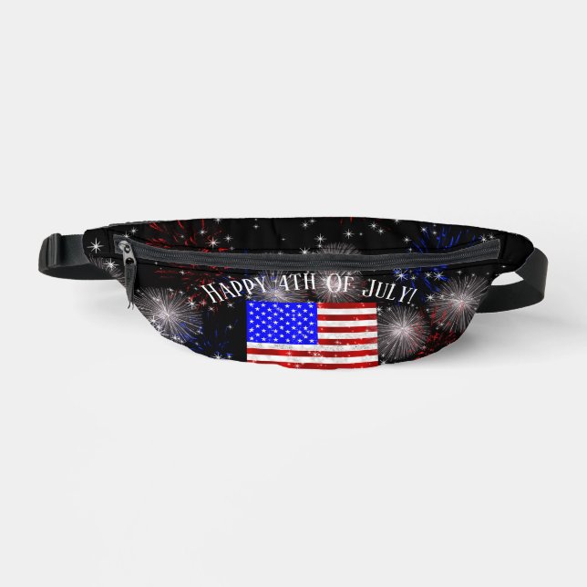 4th of July Celebration - USA flag  Fanny Pack (Front)