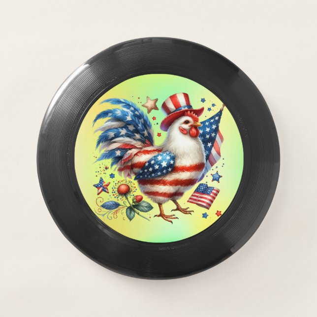 4th of July Chicken Clipart-61531 Wham-O Frisbee (Front)