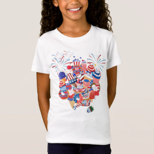 4Th of July Collage of Treats T-Shirt