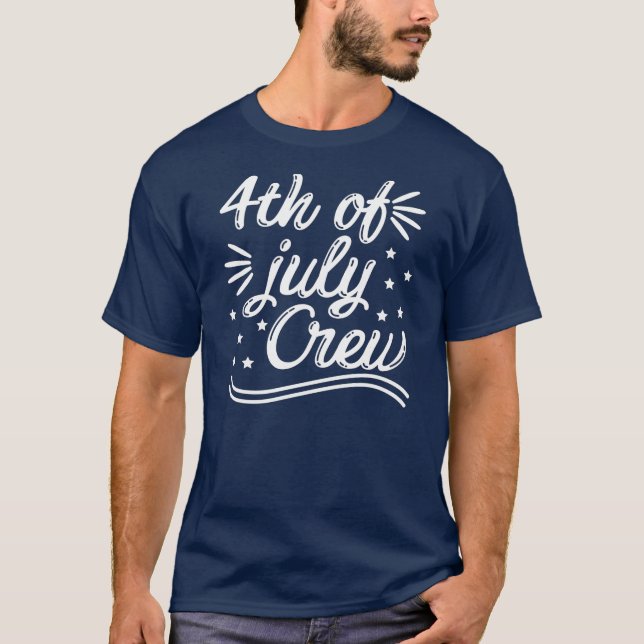 4th Of July Crew T-Shirt (Front)