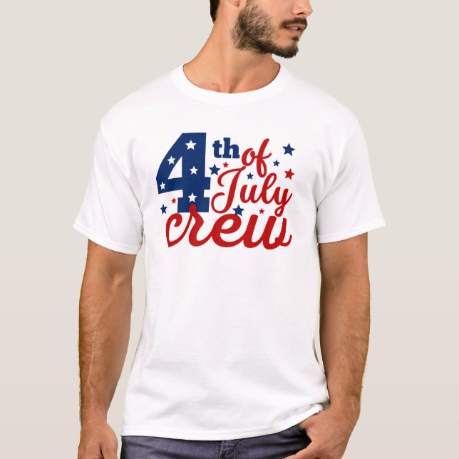4th Of July Crew T-Shirt (Front)