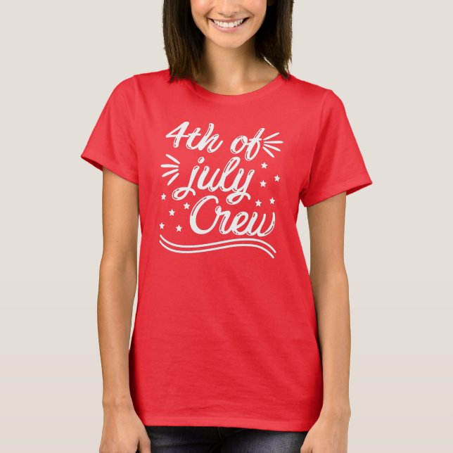 4th Of July Crew T-Shirt (Front)