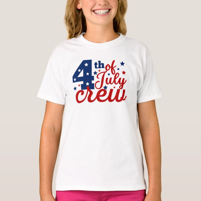 4th Of July Crew T-Shirt (Front)