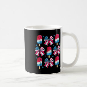 4th Of July Cute Popsicle Bows Patriotic Women Kid Coffee Mug