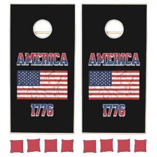 4th of July design Cornhole Set