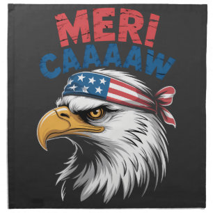 4th Of July Eagle Freedom Patriotic Cloth Napkin