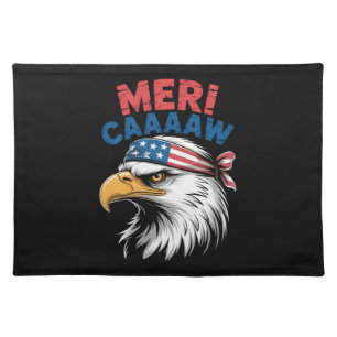 4th Of July Eagle Freedom Patriotic Cloth Placemat