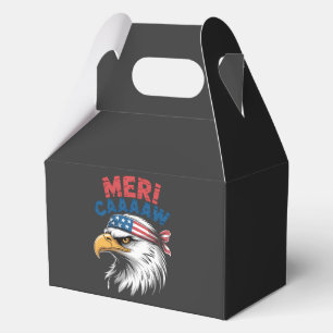 4th Of July Eagle Freedom Patriotic Favor Boxes